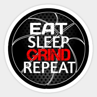 Basketball Eat Sleep Repeat Sticker